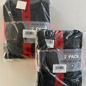 Rugged Elements Men's Long Sleeve Crew Tee, 2/2 pks